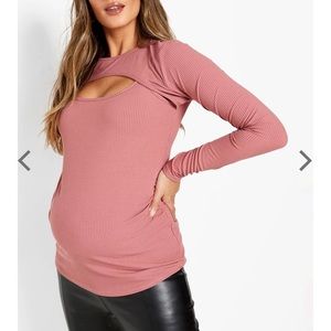 Maternity sweater and leggings set
